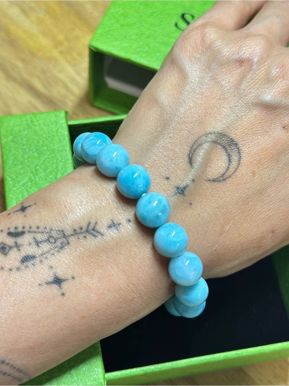 Larimar bracelet